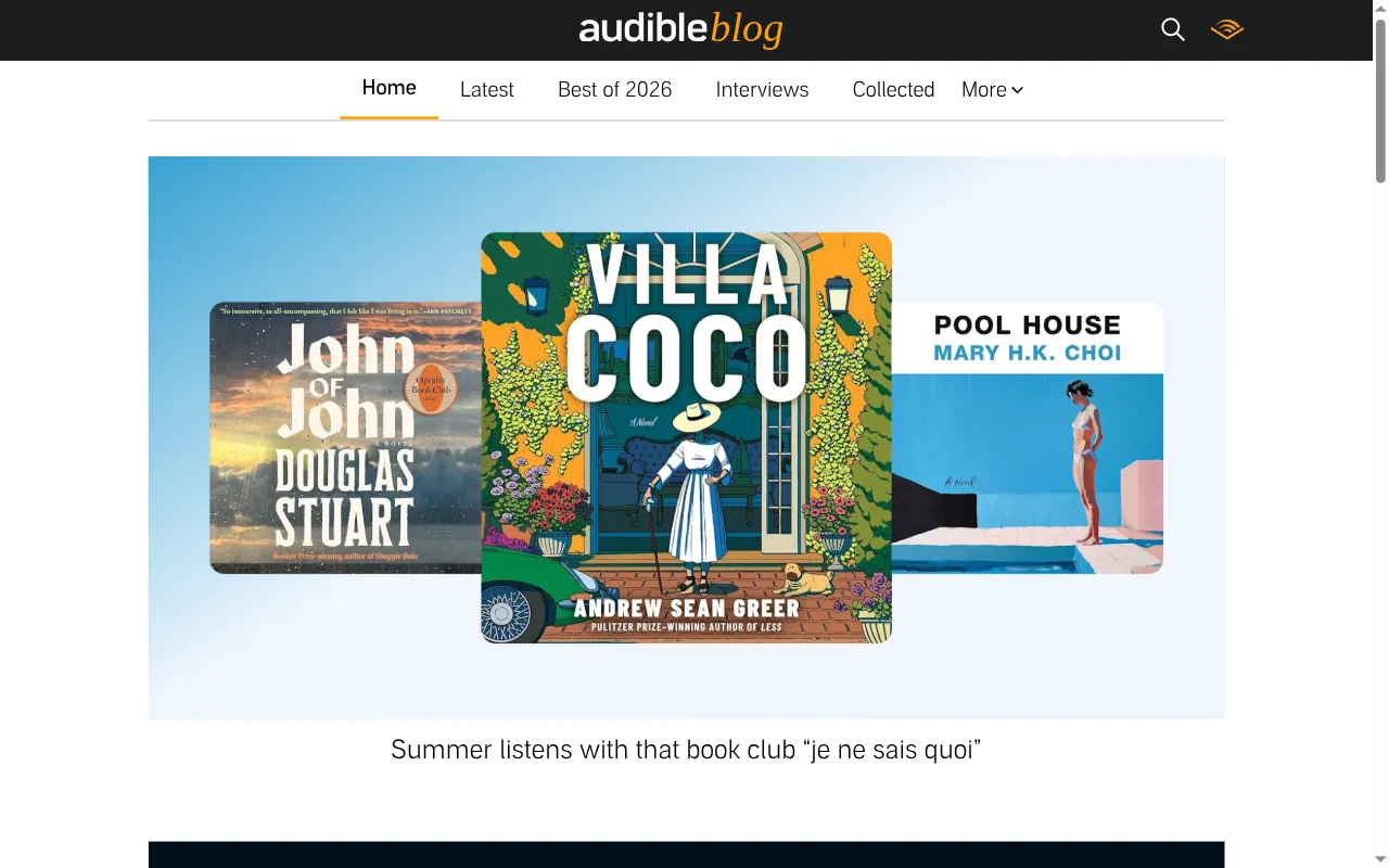 Audible Blog